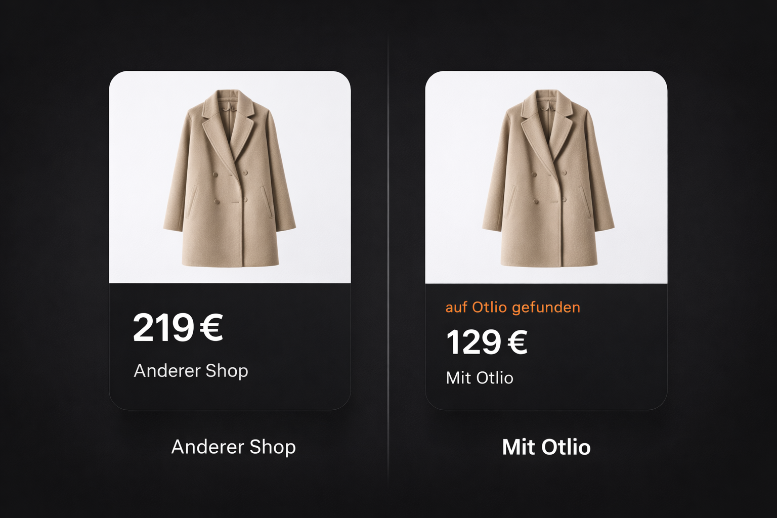 Preisvergleich – dasselbe Produkt in verschiedenen Shops